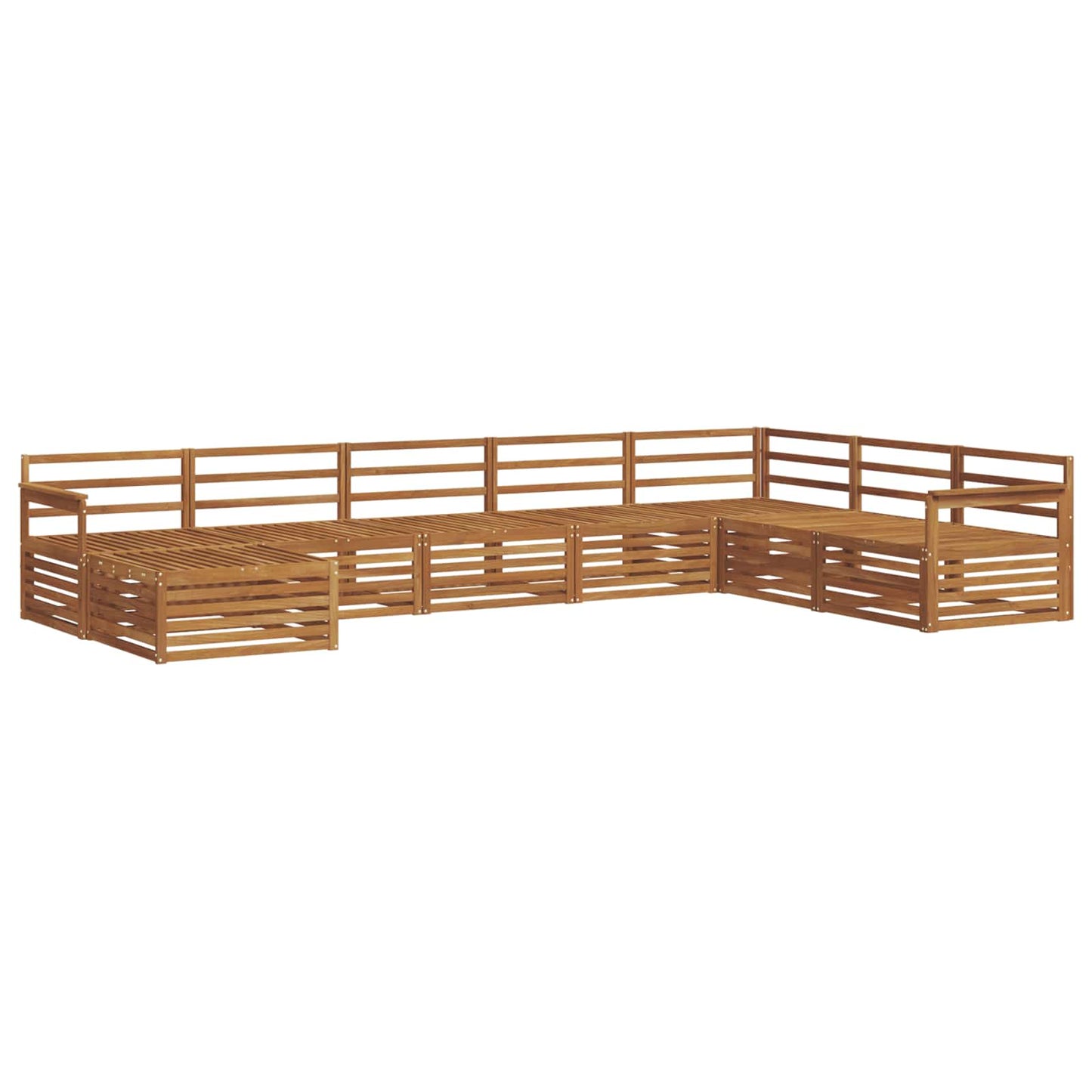 Set di divani da esterno 8 pcs Naturale | homemem39