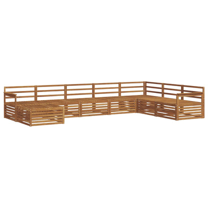 Set di divani da esterno 8 pcs Naturale | homemem39