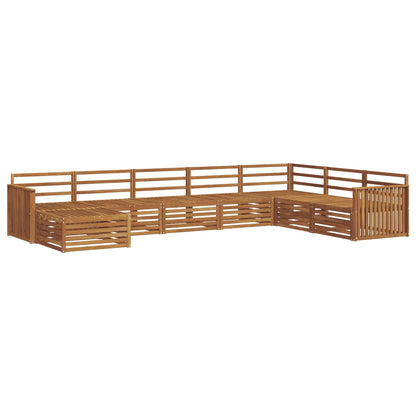 Set di divani da esterno 8 pcs Naturale | homemem39
