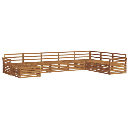 Set di divani da esterno 8 pcs Naturale | homemem39