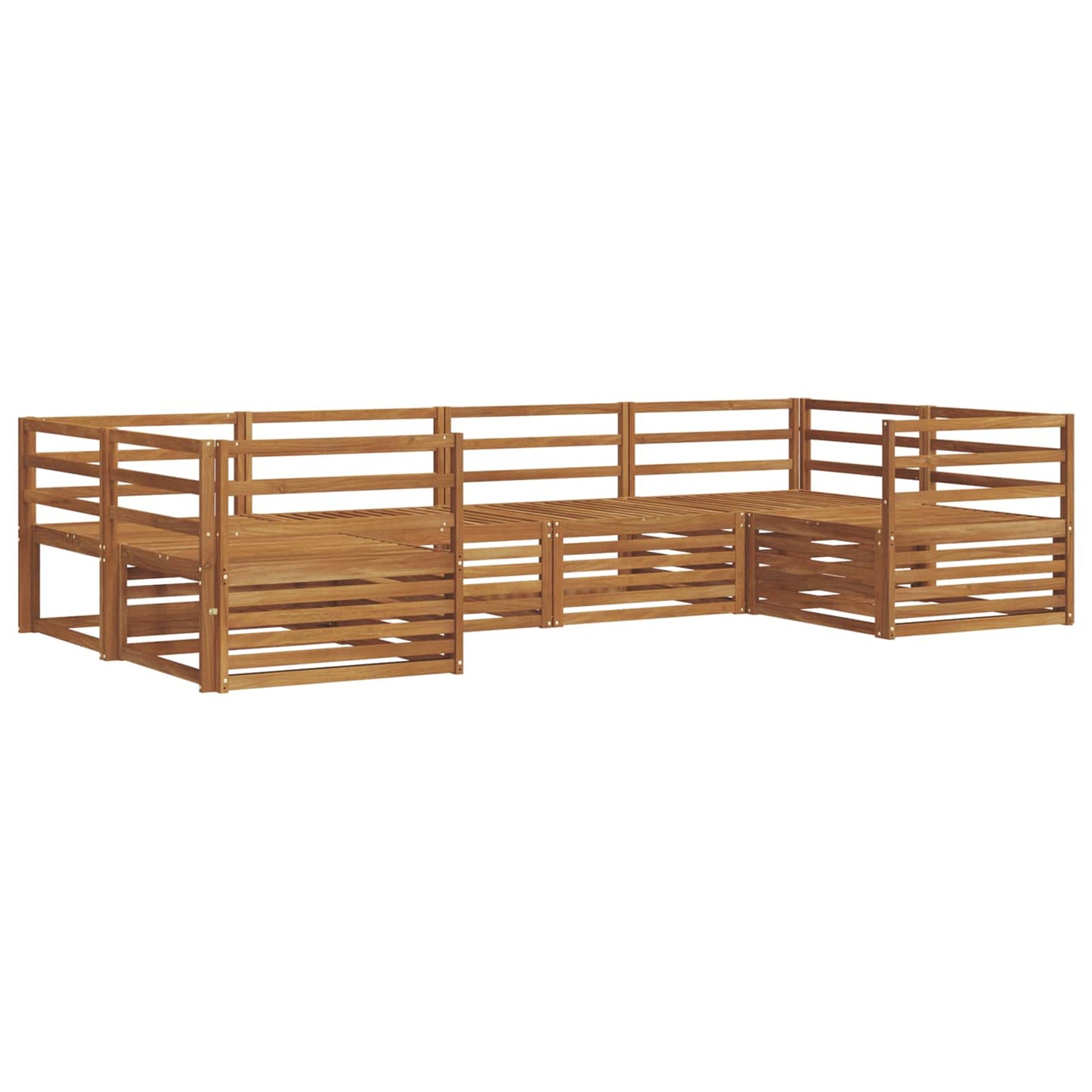 Set di divani da esterno 6 pcs Naturale | homemem39