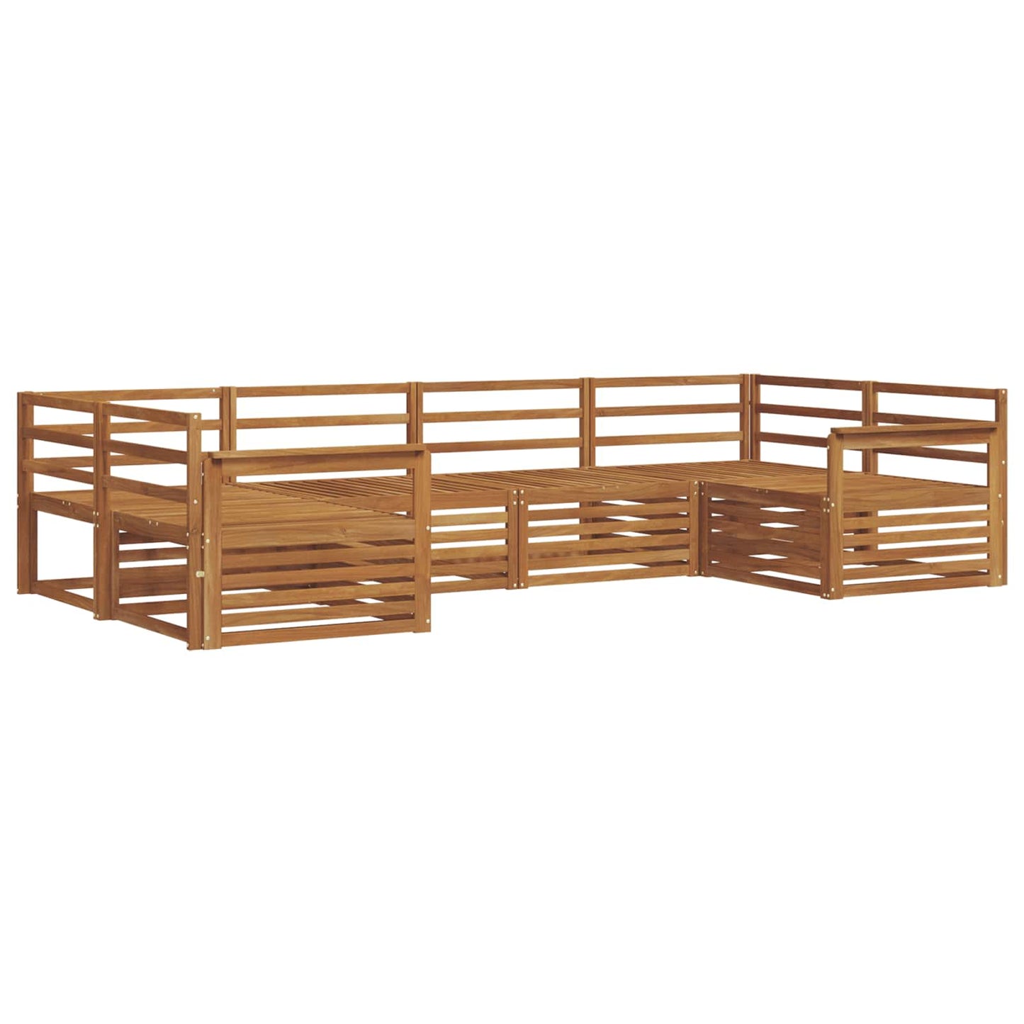 Set di divani da esterno 6 pcs Naturale