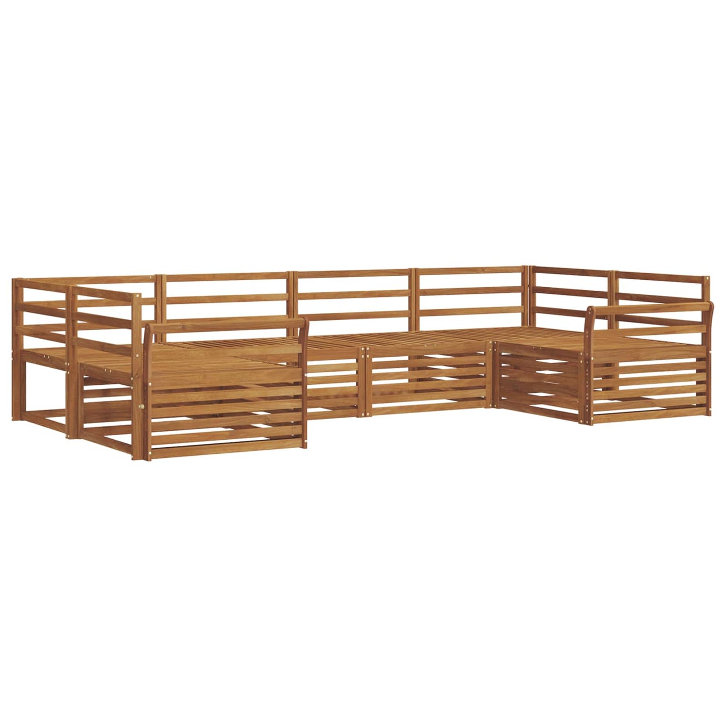 Set di divani da esterno 6 pcs Naturale | homemem39
