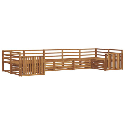 Set di divani da esterno 7 pcs Naturale