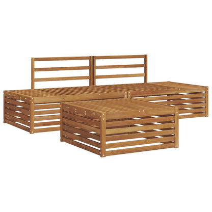 Set di divani da esterno 3 Pezzo Naturale | homemem39