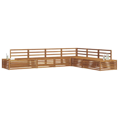 Set di divani da esterno 6 Pezzo Naturale | homemem39