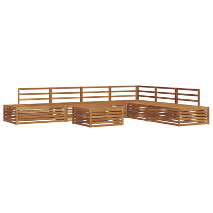 Set di divani da esterno 7 Pezzo Naturale | homemem39