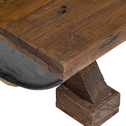 Tavolino da salotto Naturale 90 x 50 x 35 cm legno | homemem39