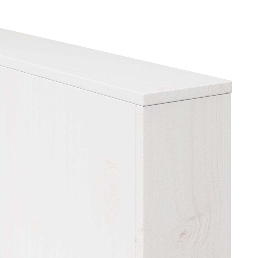 Divano da giardino Bianco 134 x 60 x 62 cm Pino massello