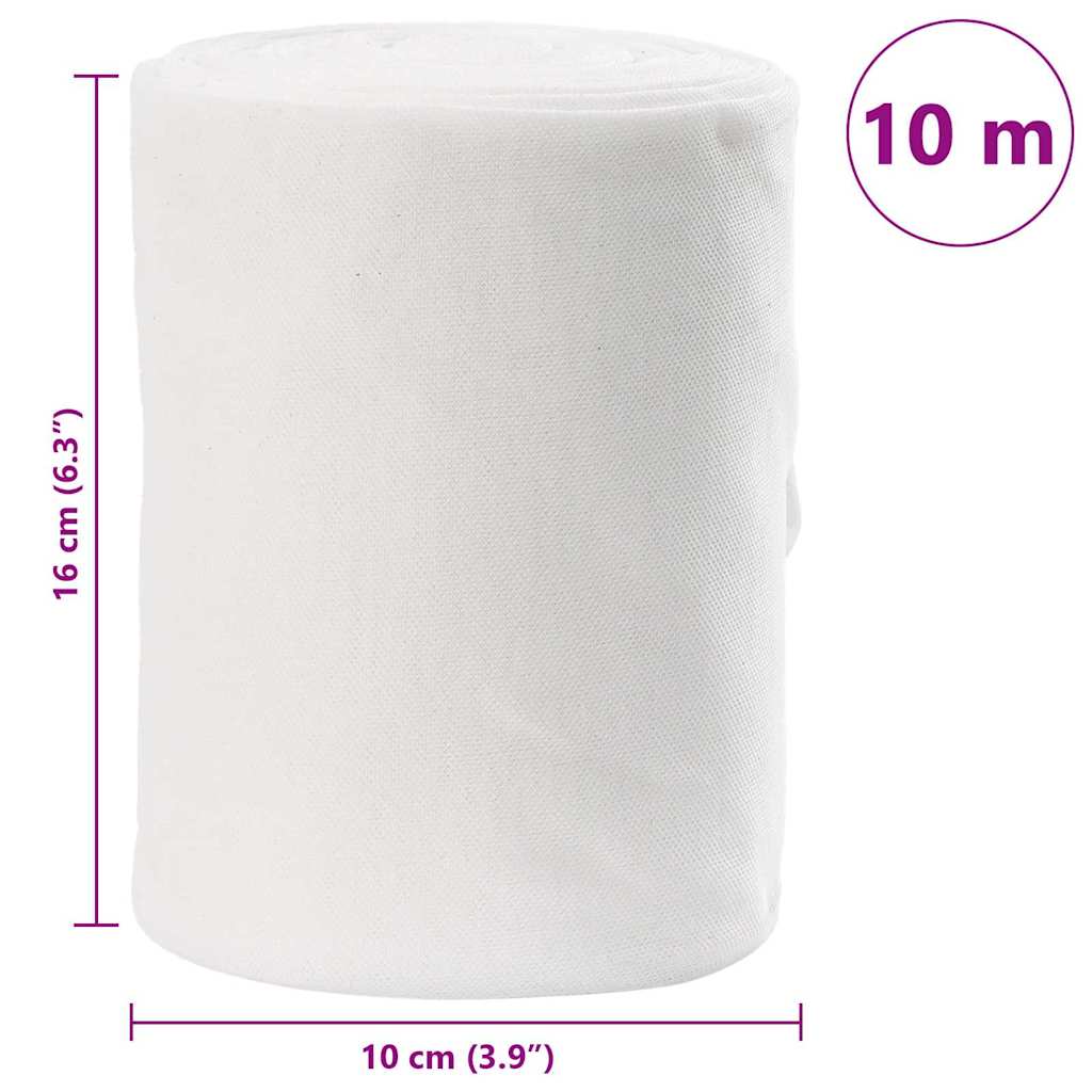 Tubo di Drenaggio Bianco 16 x 1000 cm Tessuto | homemem39