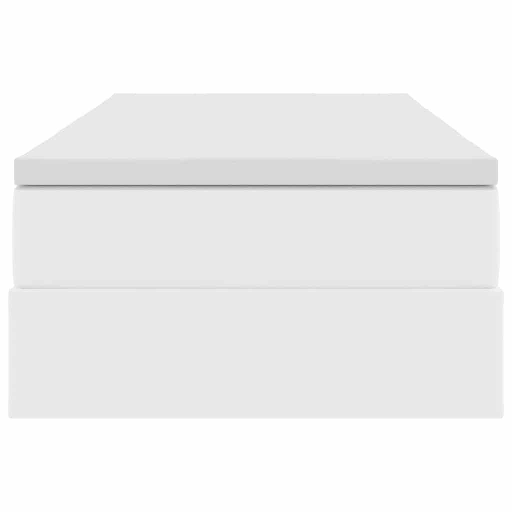 Letto con contenitore e materasso Bianco 90 x 190 cm | homemem39