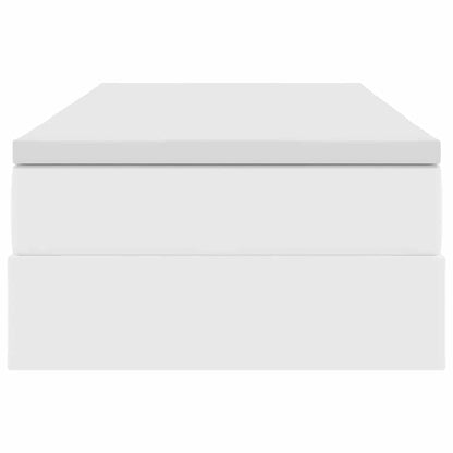 Letto con contenitore e materasso Bianco 90 x 190 cm | homemem39