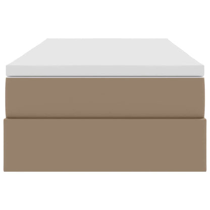 Letto con contenitore e materasso Cappuccino 90 x 190 cm | homemem39