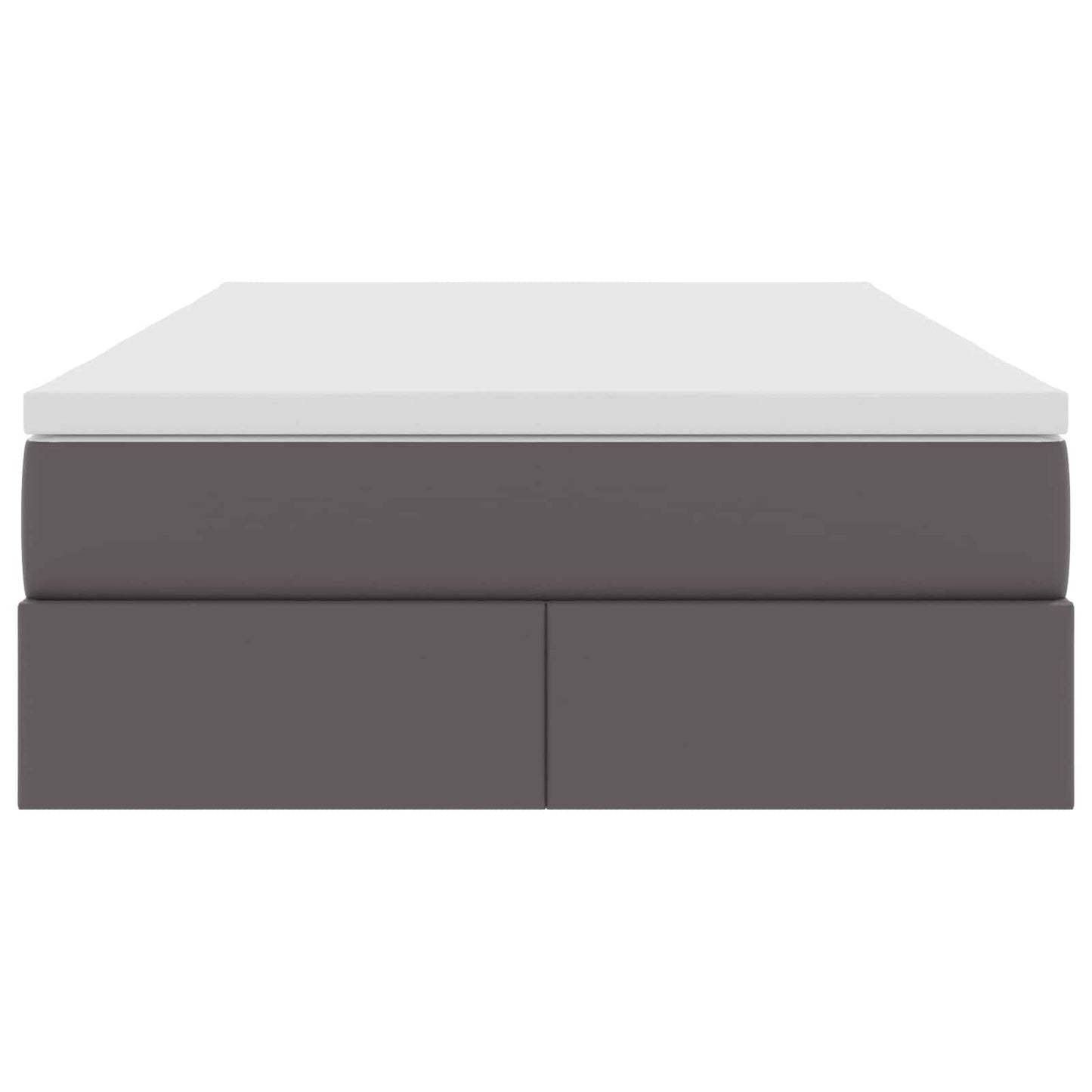 Letto con contenitore e materasso Grigio 120 x 190 cm | homemem39