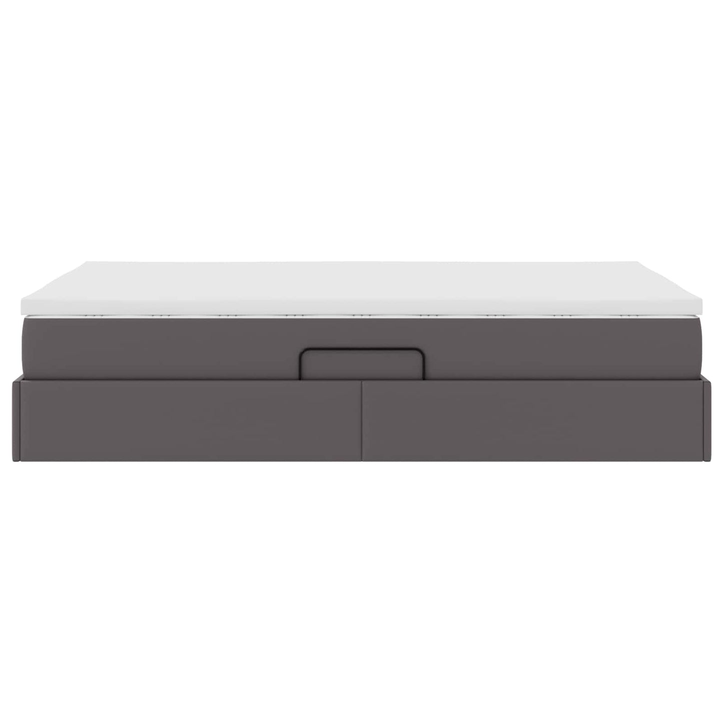 Letto con contenitore e materasso Grigio 120 x 190 cm | homemem39
