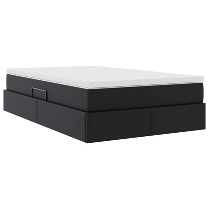 Letto con contenitore e materasso Nero 120 x 200 cm | homemem39