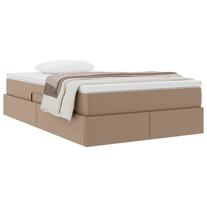 Letto con contenitore e materasso Cappuccino 120 x 200 cm | homemem39
