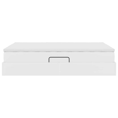 Letto con contenitore e materasso Bianco 140 x 190 cm | homemem39