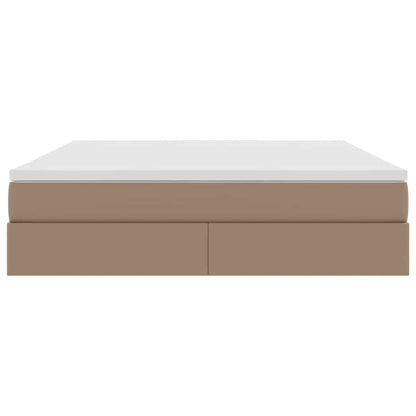 Letto con contenitore e materasso Cappuccino 160 x 200 cm | homemem39