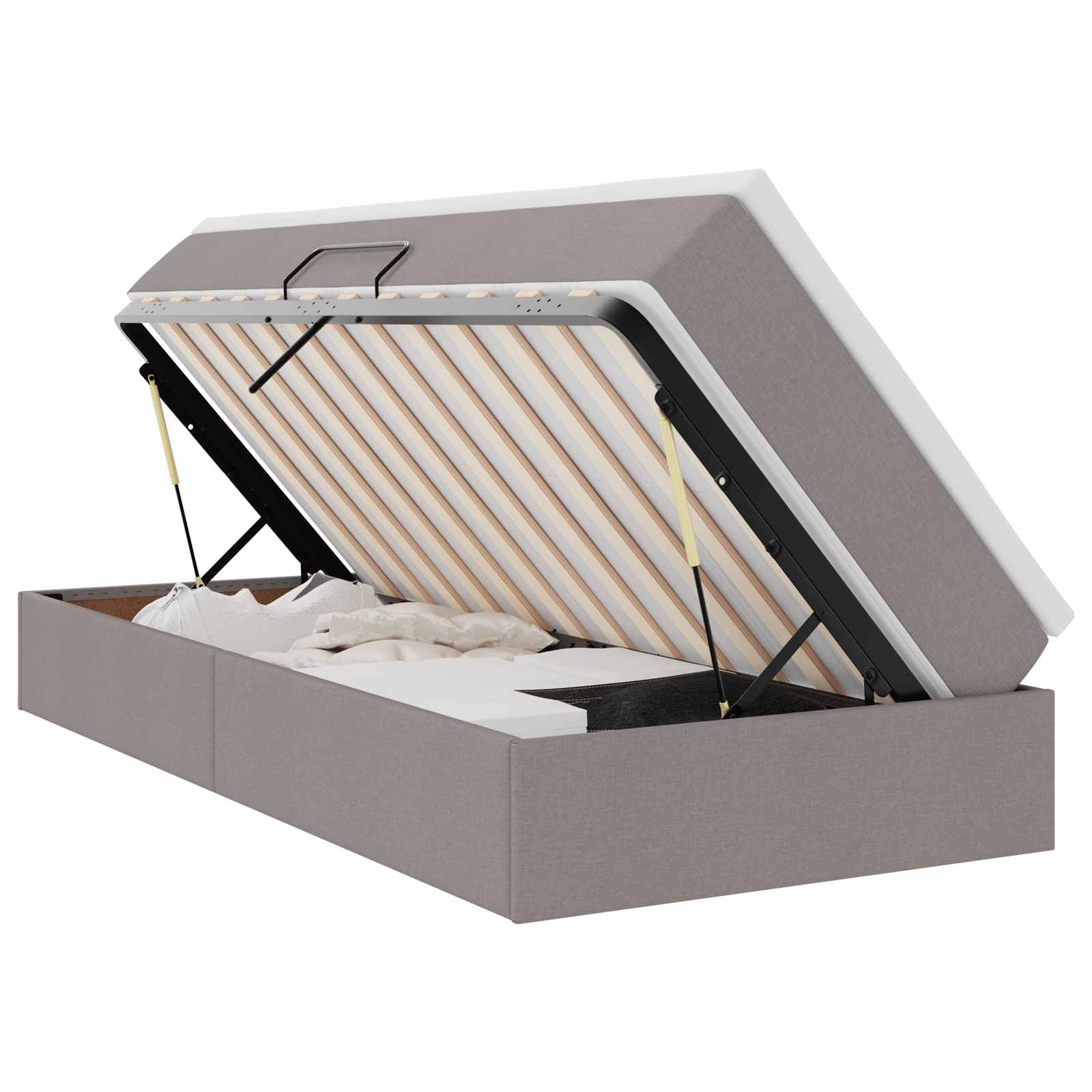 Letto con contenitore e materasso Talpa 100 x 200 cm Poliestere | homemem39