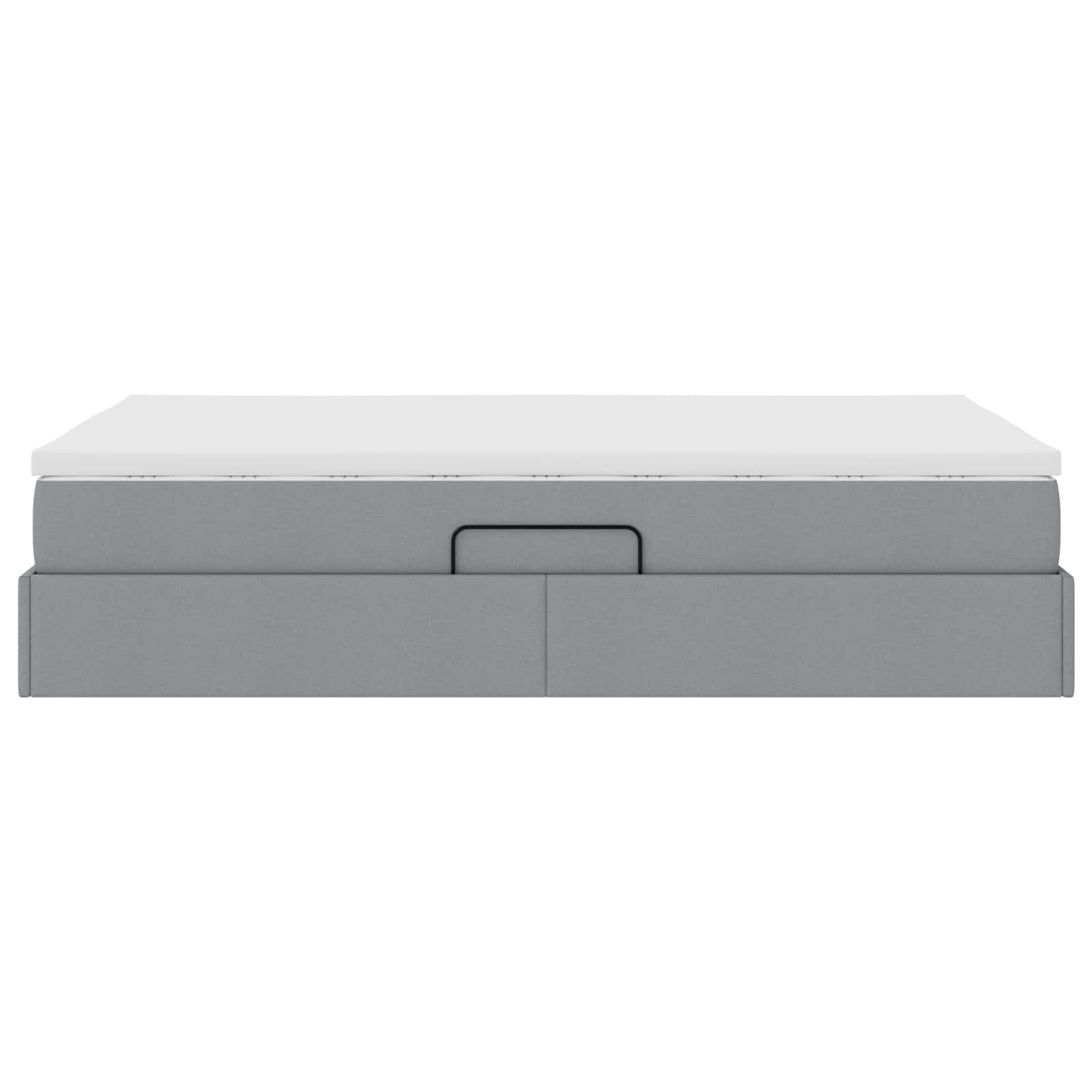 Letto con contenitore e materasso Grigio chiaro 120 x 190 cm | homemem39