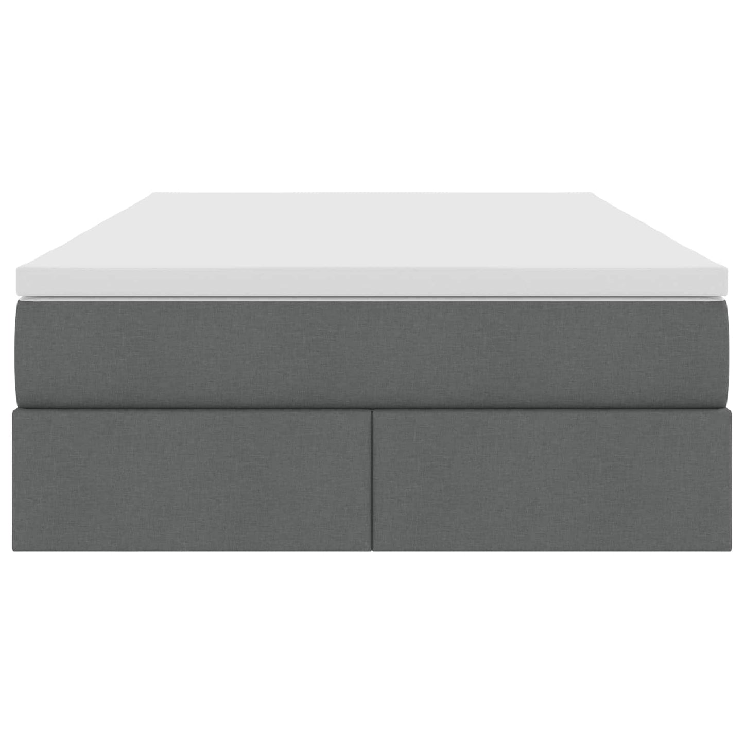 Letto con contenitore e materasso Grigio scuro 120 x 190 cm | homemem39