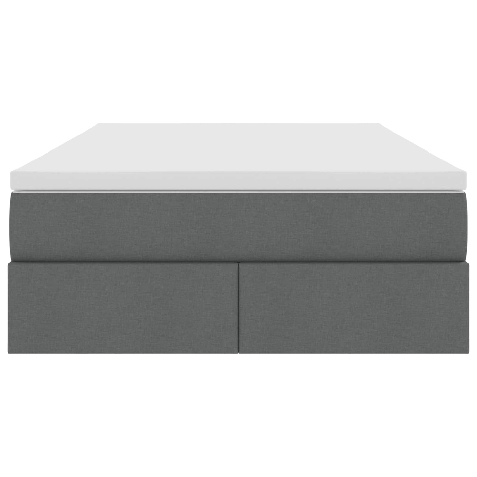 Letto con contenitore e materasso Grigio scuro 120 x 190 cm | homemem39