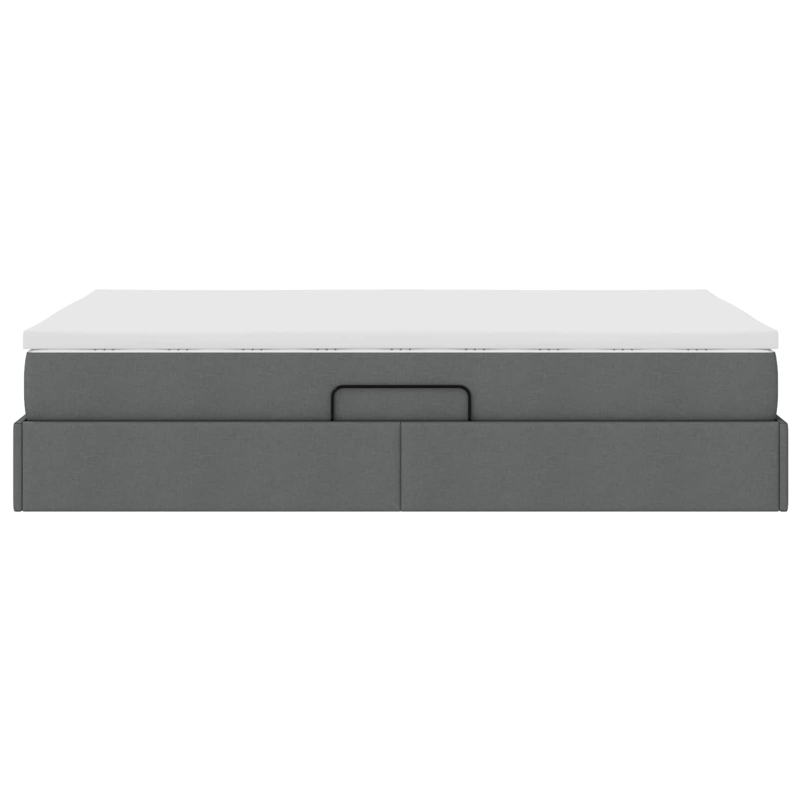 Letto con contenitore e materasso Grigio scuro 120 x 190 cm | homemem39