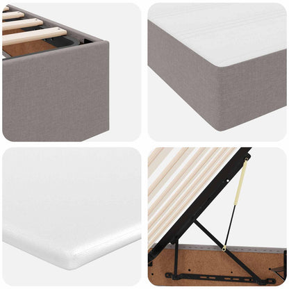 Letto con contenitore e materasso Talpa 200 x 200 cm Poliestere | homemem39