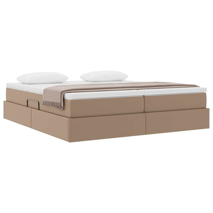 Letto con contenitore e materasso Cappuccino 180 x 200 cm | homemem39