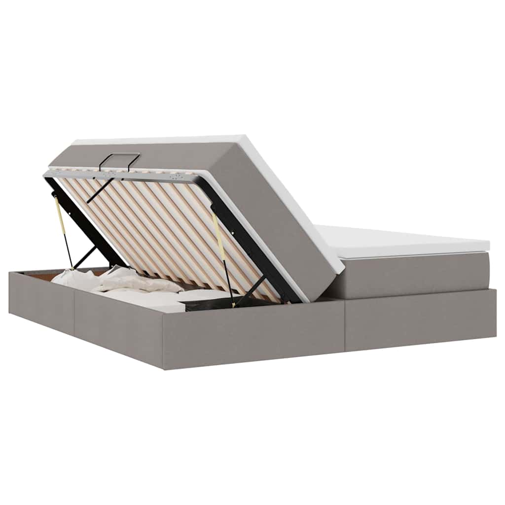 Letto con contenitore e materasso Talpa 200 x 200 cm Poliestere | homemem39