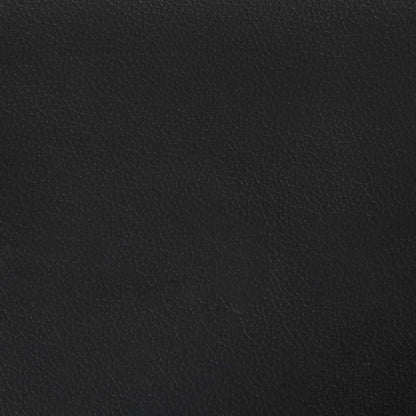 Letto con contenitore e materasso Nero 100 x 200 cm
