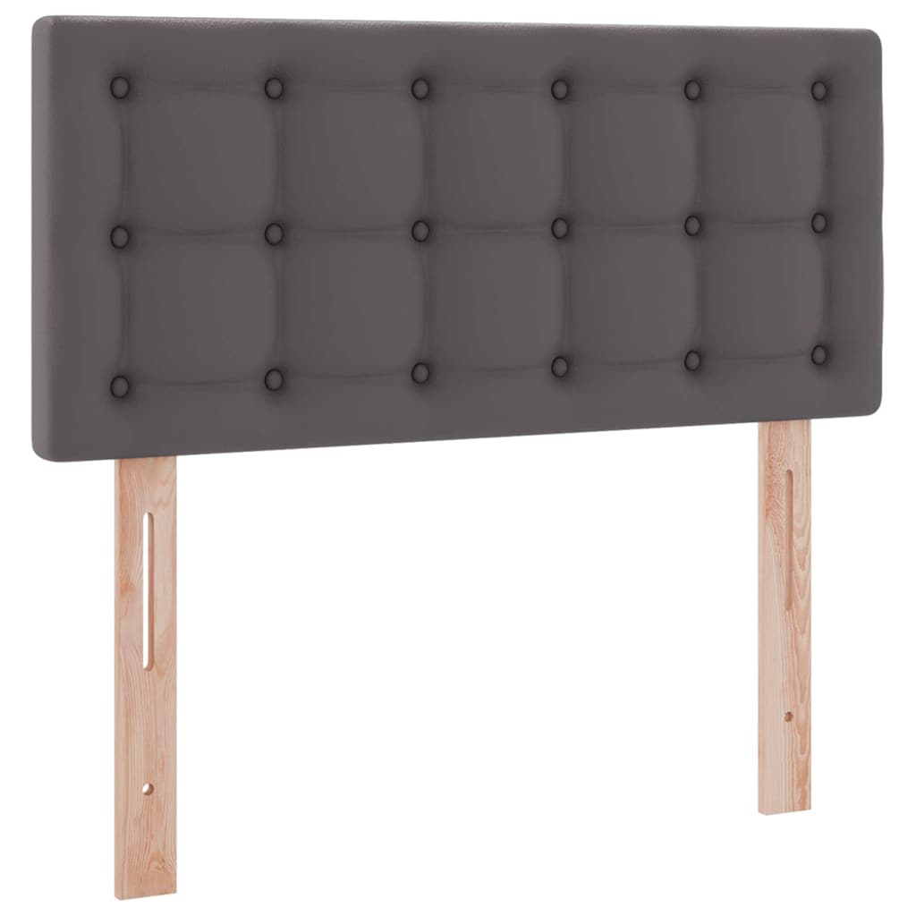 Letto con contenitore e materasso Grigio 100 x 200 cm | homemem39