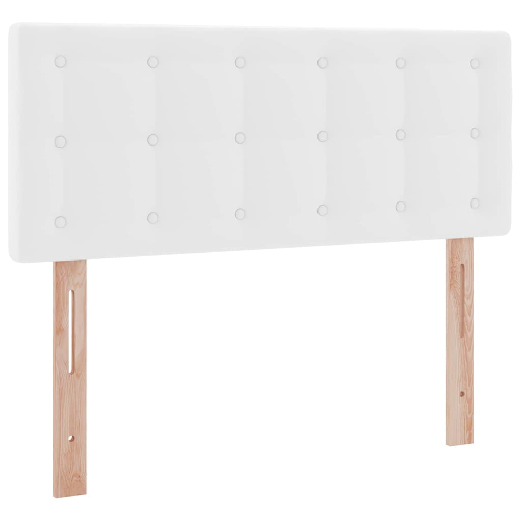 Letto con contenitore e materasso Bianco Puro 120 x 200 cm | homemem39