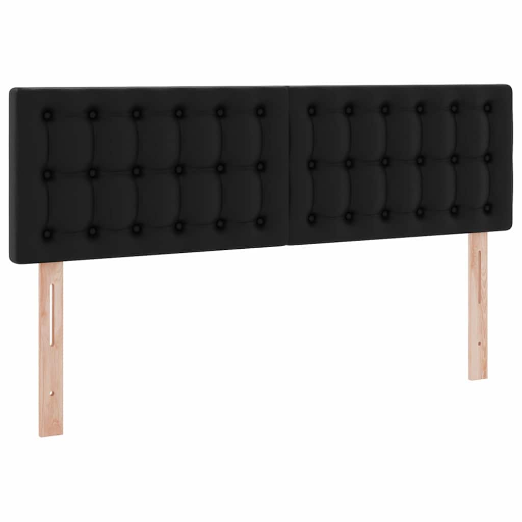 Letto con contenitore e materasso Nero 140 x 190 cm | homemem39