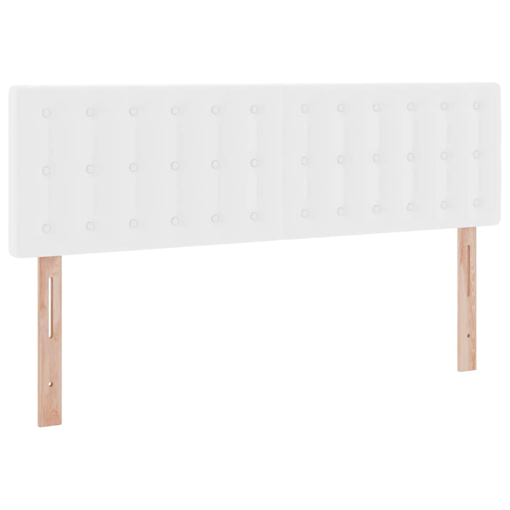 Letto con contenitore e materasso Bianco Puro 140 x 190 cm | homemem39