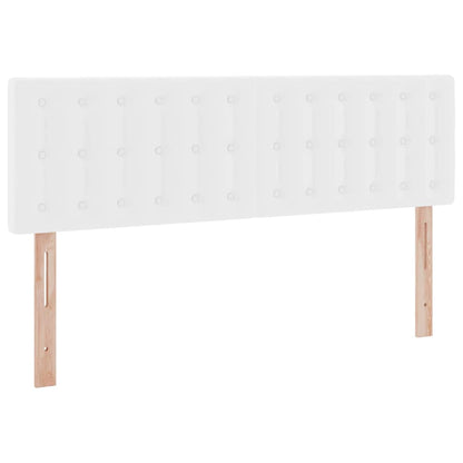 Letto con contenitore e materasso Bianco Puro 140 x 190 cm | homemem39