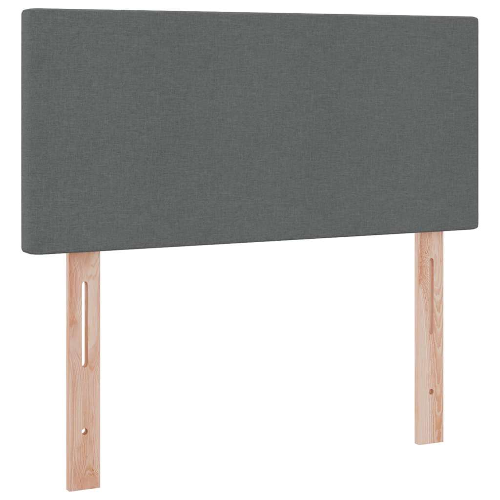 Letto con contenitore e materasso Grigio scuro 100 x 200 cm | homemem39
