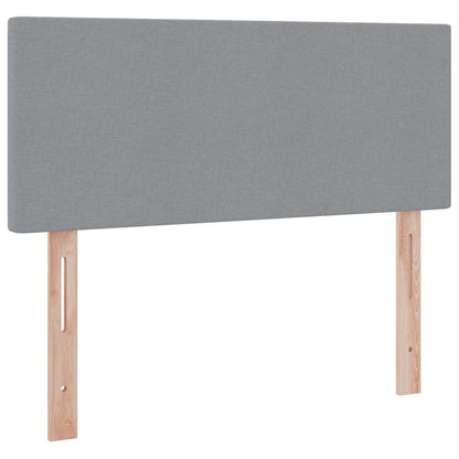 Letto con contenitore e materasso Grigio chiaro 120 x 200 cm | homemem39