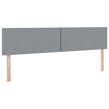 Letto con contenitore e materasso Grigio chiaro 200 x 200 cm | homemem39