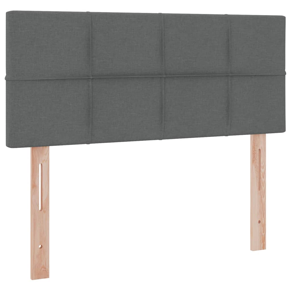 Letto con contenitore e materasso Grigio scuro 120 x 200 cm | homemem39