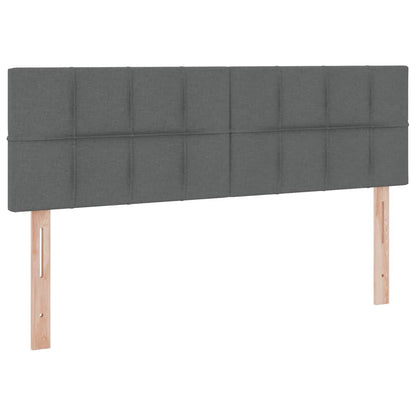 Letto con contenitore e materasso Grigio scuro 140 x 190 cm | homemem39