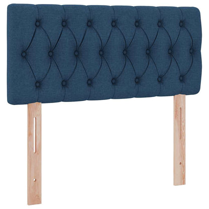 Letto con contenitore e materasso con materasso Blu 90 x 200 cm