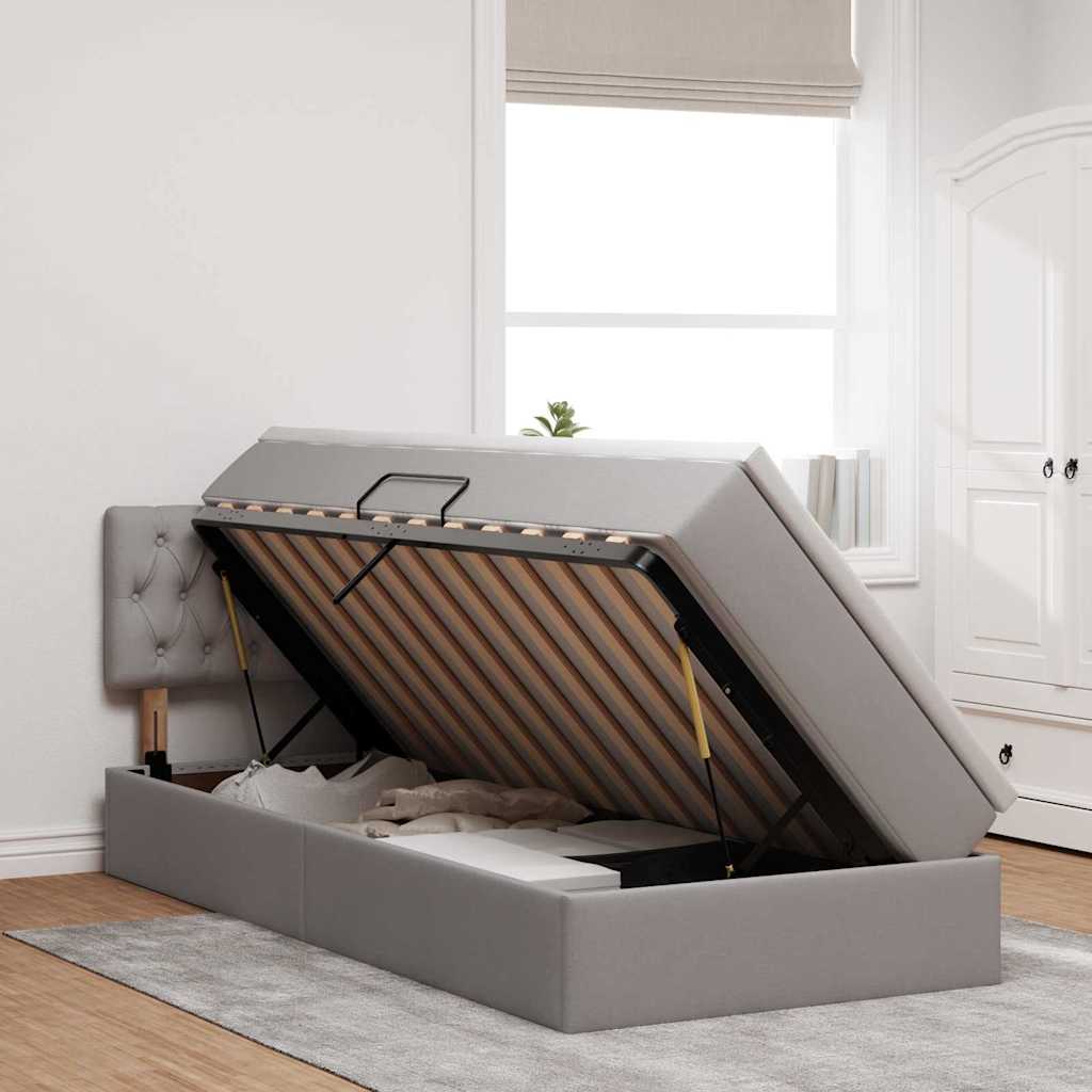 Letto con contenitore e materasso Talpa 100 x 200 cm | homemem39