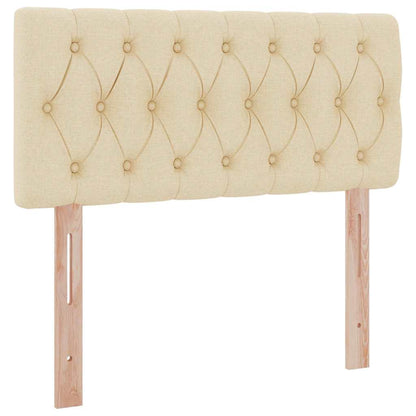 Letto con contenitore e materasso Crema 100 x 200 cm | homemem39