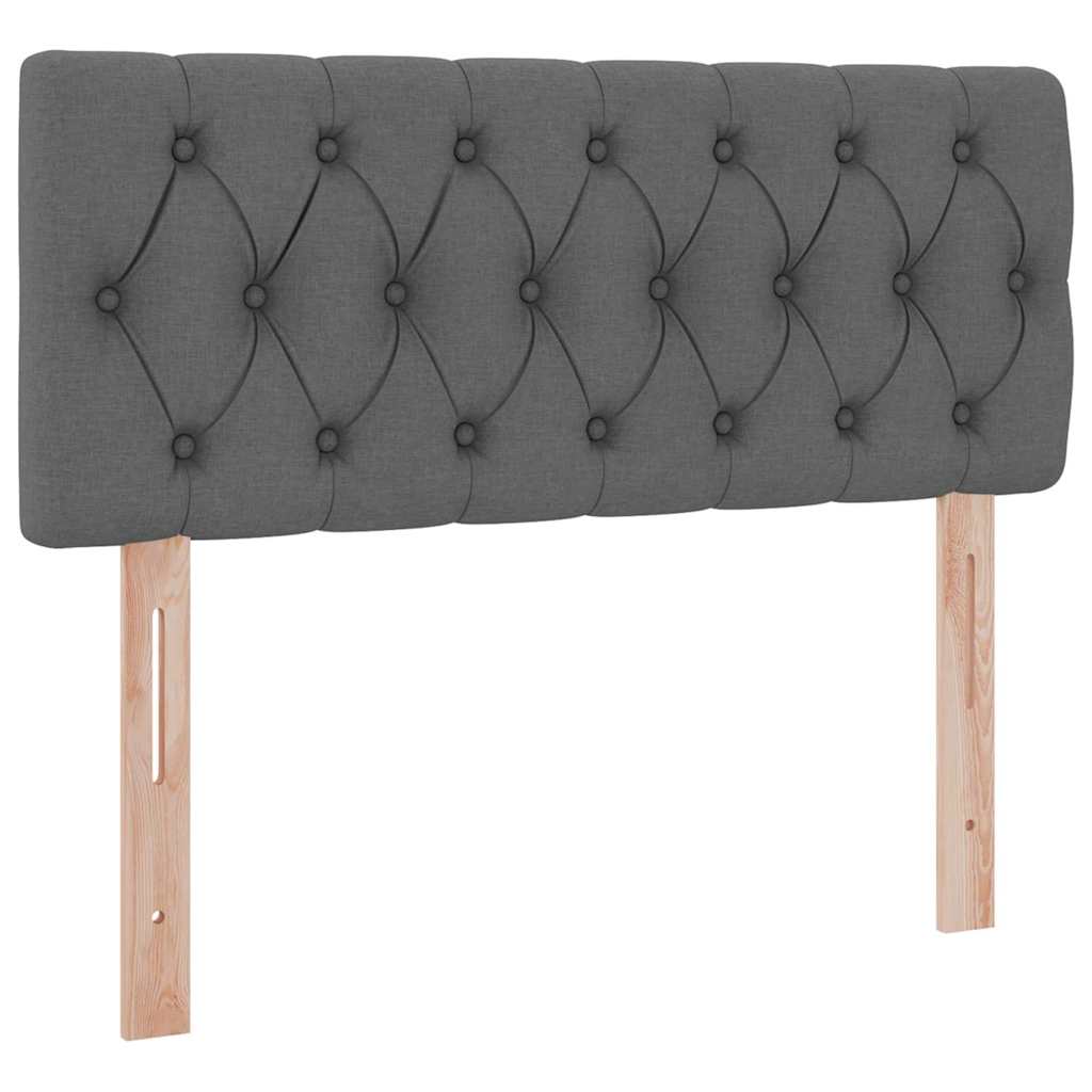 Letto con contenitore e materasso Grigio scuro 120 x 200 cm | homemem39