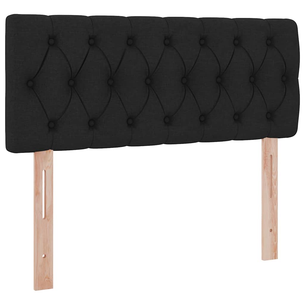Letto con contenitore e materasso Nero 120 x 200 cm | homemem39