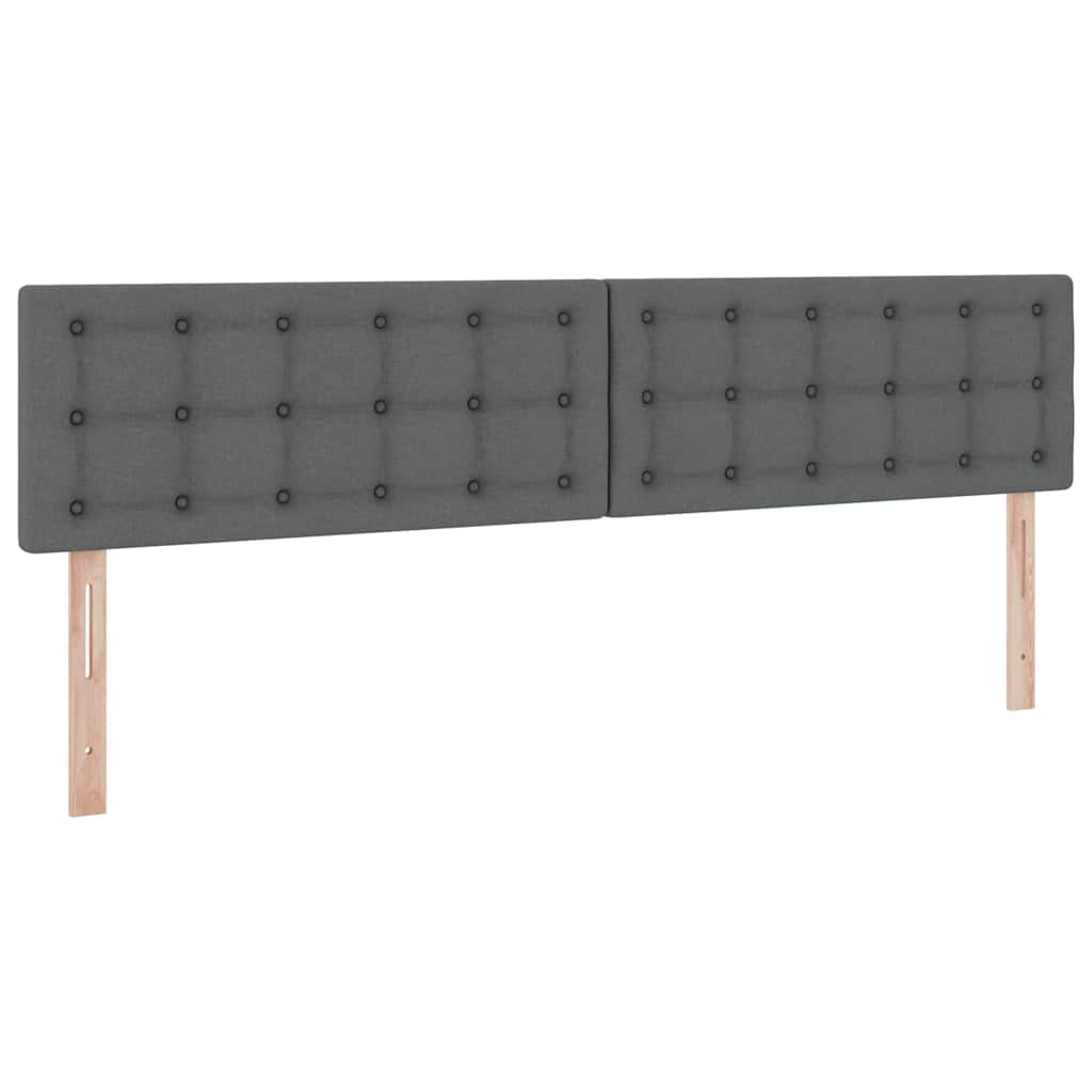 Letto con contenitore e materasso Grigio scuro 200 x 200 cm | homemem39