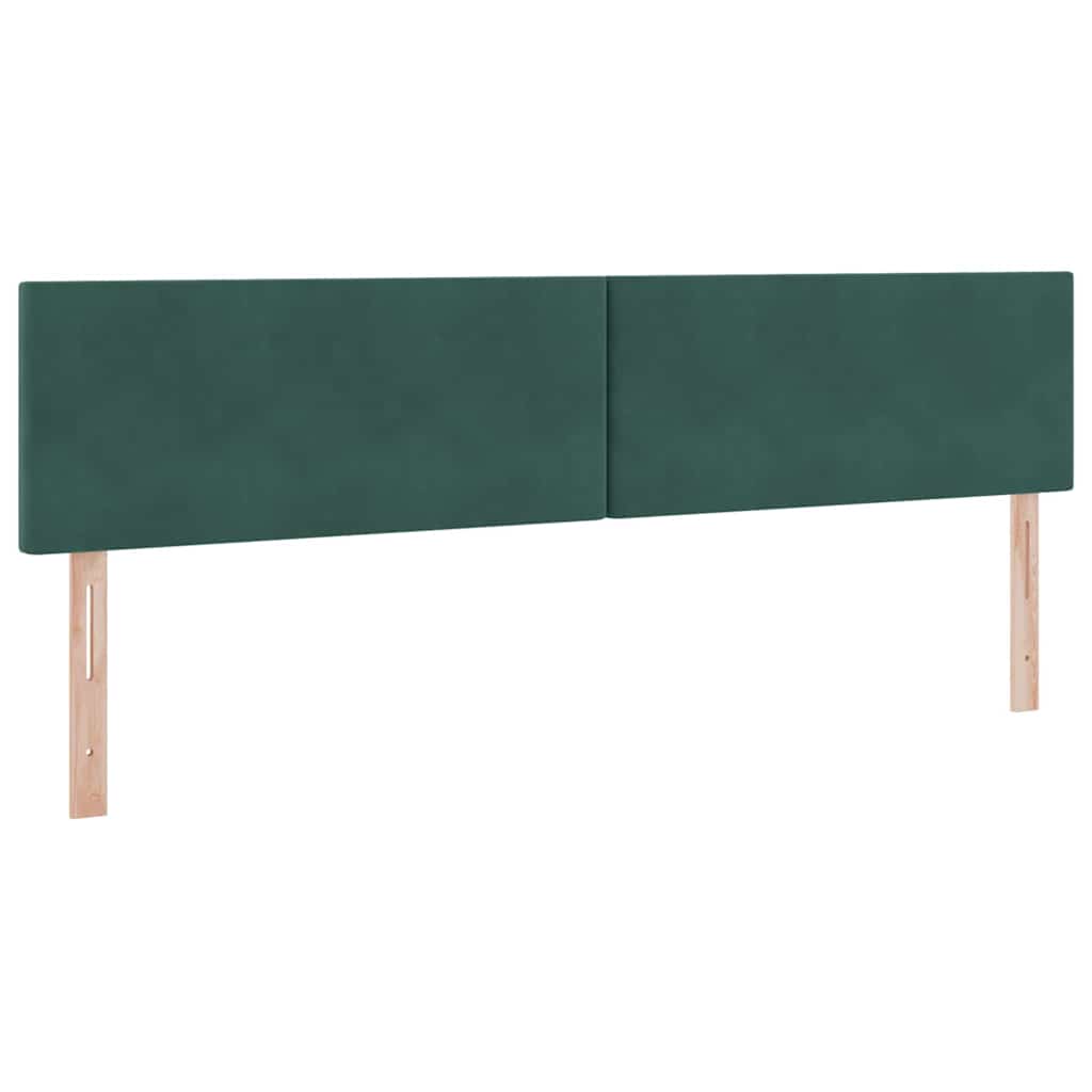 Letto con Contenitore Verde Scuro 200 x 200 cm Velluto | homemem39
