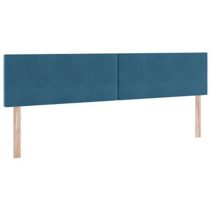 Letto con Contenitore Blu Scuro 200 x 200 cm Velluto | homemem39
